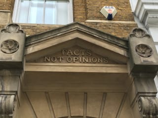 Facts, Not Opinions