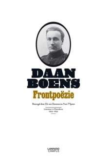 Daan Boens - Frontpoëzie - Yves T'Sjoen, Els Van Damme, ...