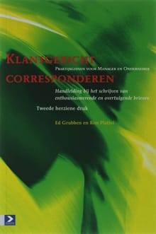 Klantgericht corresponderen - E. Grubben, R. Plattel