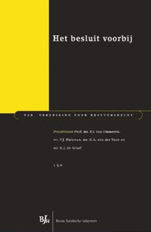 Het besluit voorbij - F.J. van Ommeren, P.J. Huisman, ...