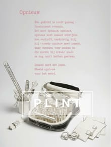 Poëzieposter plint Opnieuw - Kees Spiering