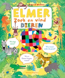 Elmer zoek en vind - dieren - David McKee