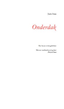 Onderdak - Joris Iven, Dirk de Geest