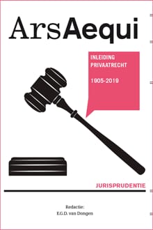 Jurisprudentie Inleiding Privaatrecht 1905-2019 - 