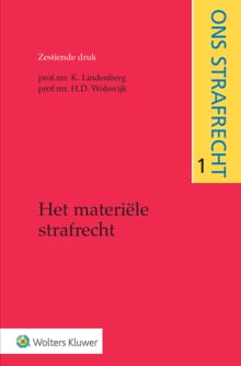 Het materiële strafrecht - K. Lindenberg, H.D. Wolswijk