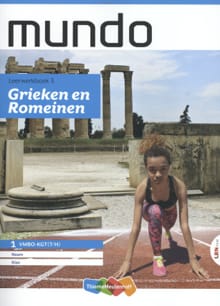 Mundo boek 1 vmbo-kgt thema 3 - 1 vmbo-kgt (t/H) Grieken en Romeinen - leerwerkboek - Inge Berg