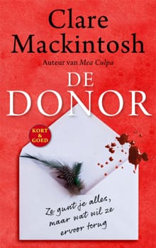 De donor - Clare Mackintosh