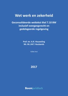 Wet werk en zekerheid 2017 - 
