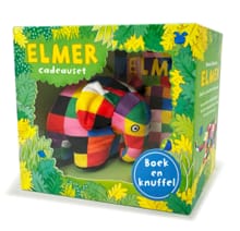 Elmer boek en knuffel cadeauset - David McKee