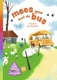 mees gaat met de bus - 