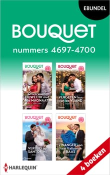 Bouquet e-bundel nummers 4697 - 4700 - Dani Collins, Michelle Smart, ...