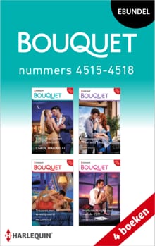 Bouquet e-bundel nummers 4515 - 4518 - Carol Marinelli, Joss Wood, ...