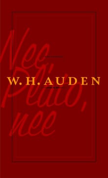 Nee, Plato, nee - W.H. Auden