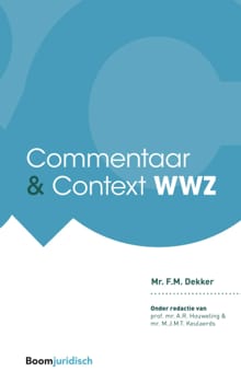Commentaar & Context WWZ - F.M. Dekker