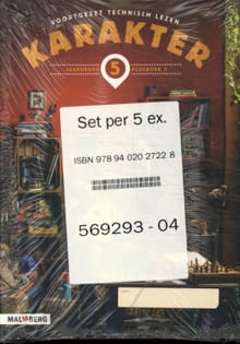 Karakter (5 ex) - groep 5 - plusboek 3 -  Jansen