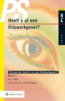 PS special; Heeft u al een flitswerkgever? - 2 2016 - Ilse Ultee, Harry van Drongelen