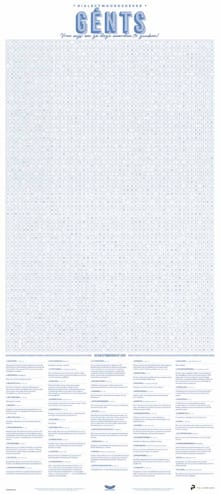 Dialectposter: GENTS - Dieter Coppens, Tom Suykens