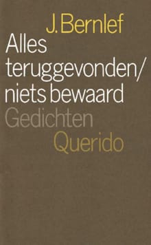 Alles teruggevonden/niets bewaard - J. Bernlef