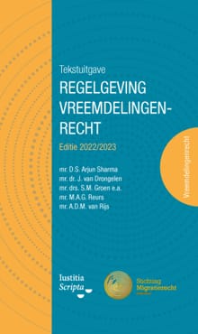 Tekstuitgave regelgeving vreemdelingenrecht - André van Rijs, Harry van Drongelen, ...