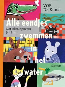 Alle eendjes zwemmen in het water -  