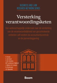 Versterking verantwoordingsketen - H. Koster