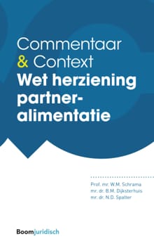 Wet herziening partneralimentatie - Wendy Schrama, Bregje Dijksterhuis, ...