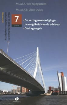 De vertegenwoordigingsbevoegdheid van de adviseur, gedragdsregels - M.A. van Wijngaarden, M.A.B. Chao-Duivis
