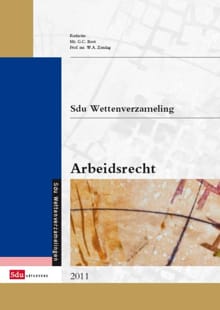 Sdu Wettenverzameling Arbeidsrecht - Editie 2011 - 