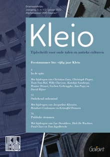 Feestnummer bis: vijftig jaar Kleio - KOEN VANDENDRIESSCHE, Christian Laes, ...