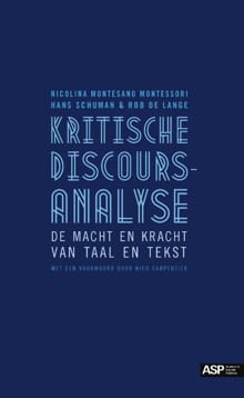 Kritische discoursanalyse -  Nicolina Montessano Montessori, Hans Schuman, ...