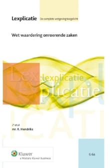 Wet waardering onroerende zaken - R. Hendriks