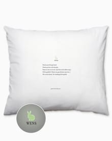 Plint Kussensloop 'Wens' Bart Moeyaert - Bart Moeyaert