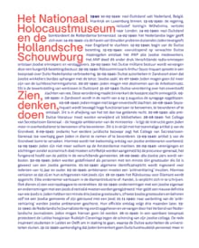 Het Nationale Holocaustmuseum en de Hollandsche Schouwburg – Zien, Denken, Doen -  *