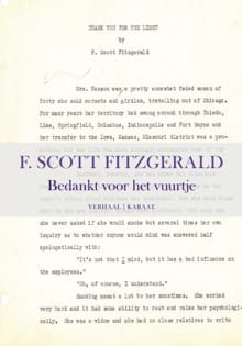Bedankt voor het vuurtje - Francis Scott Fitzgerald, F. Scott Fitzgerald, ...