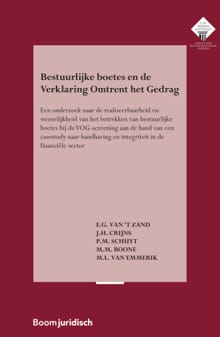 Bestuurlijke boetes en de Verklaring Omtrent het Gedrag - E.G. van 't Zand, J.H. Crijns, ...