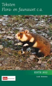 Teksten Flora- en faunawet c.a. - L. Boerema