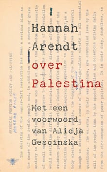 Over Palestina - Hannah Arendt