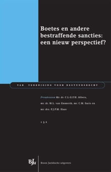 Boetes en andere bestraffende sancties: een nieuw perspectief? - C.L.G.F.H. Albers, M.L. van Emmerik, ...