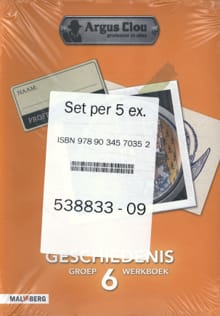 Argus Clou (set 5 ex) - groep 6 Geschiedenis - Werkboek - Martine Letterie