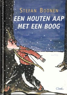 Een houten aap met een boog - S. Boonen, Stefan Boonen