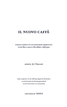 Il nuovo caffè - Lars Kestein en Tess Schuddeboom, Eva Snijders en Joosje Thoma, ...